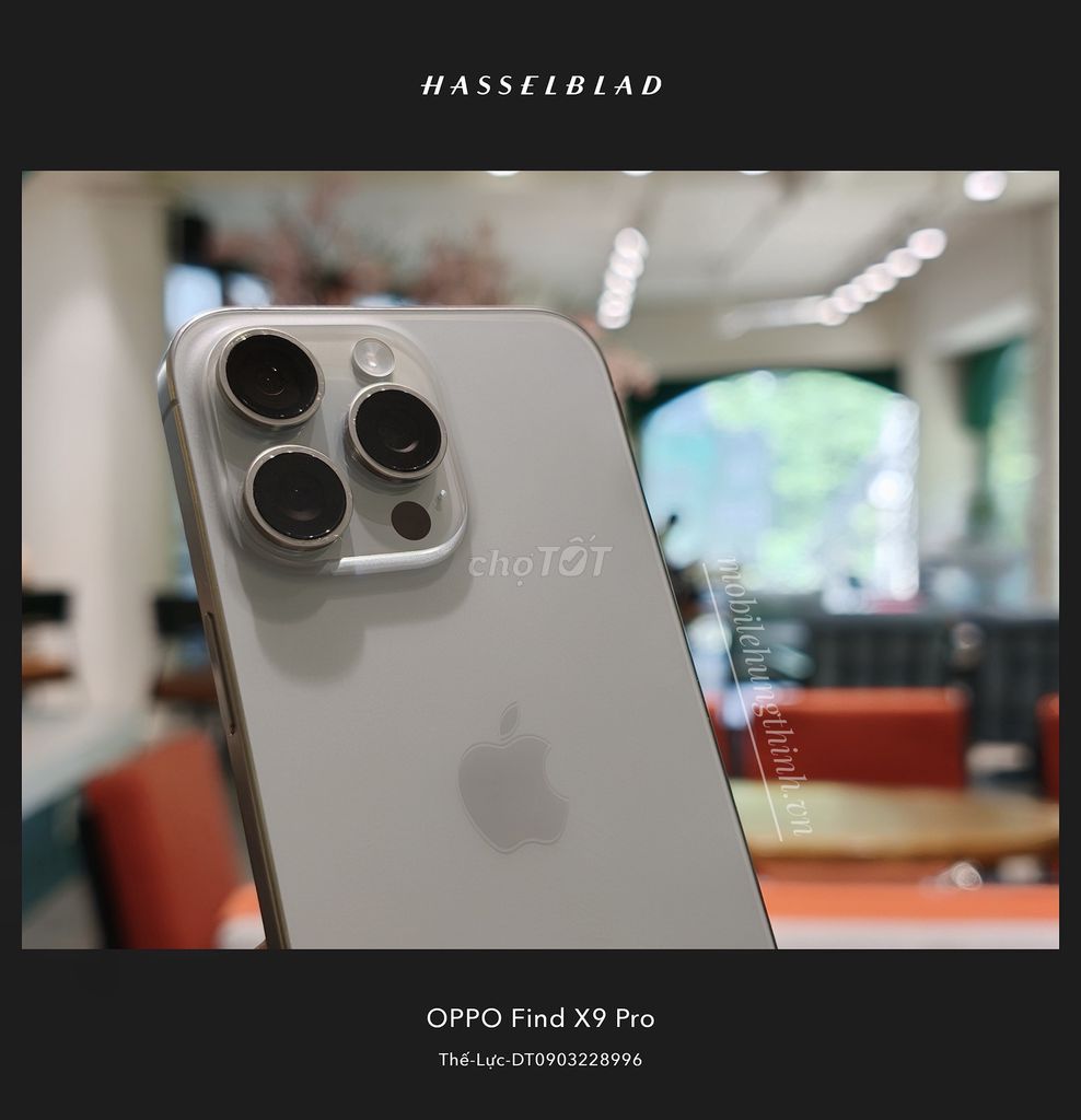 Apple iPhone 15 Pro Max 256GB VN Xám Titan Kèm Box. Mua bán Điện thoại tại Quận Hoàng Mai Hà Nội được đăng bởi mobilehungthinh hình 1
