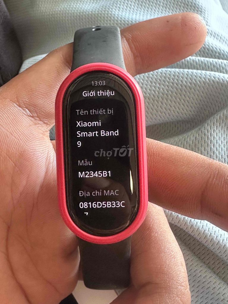 Xiaomi Smart Band 9 Đen, Đỏ. Mua bán Thiết bị đeo thông minh tại Thành phố Hà Tiên Kiên Giang được đăng bởi bảo hình 1
