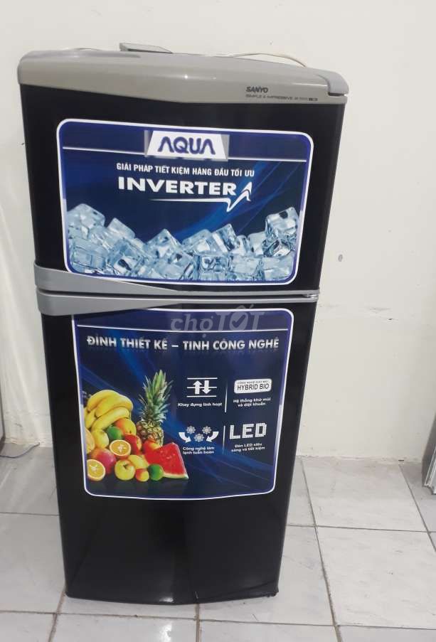 Tủ lạnh Sanyo Aqua 120lít. Nhẹ điện lạnh nhanh