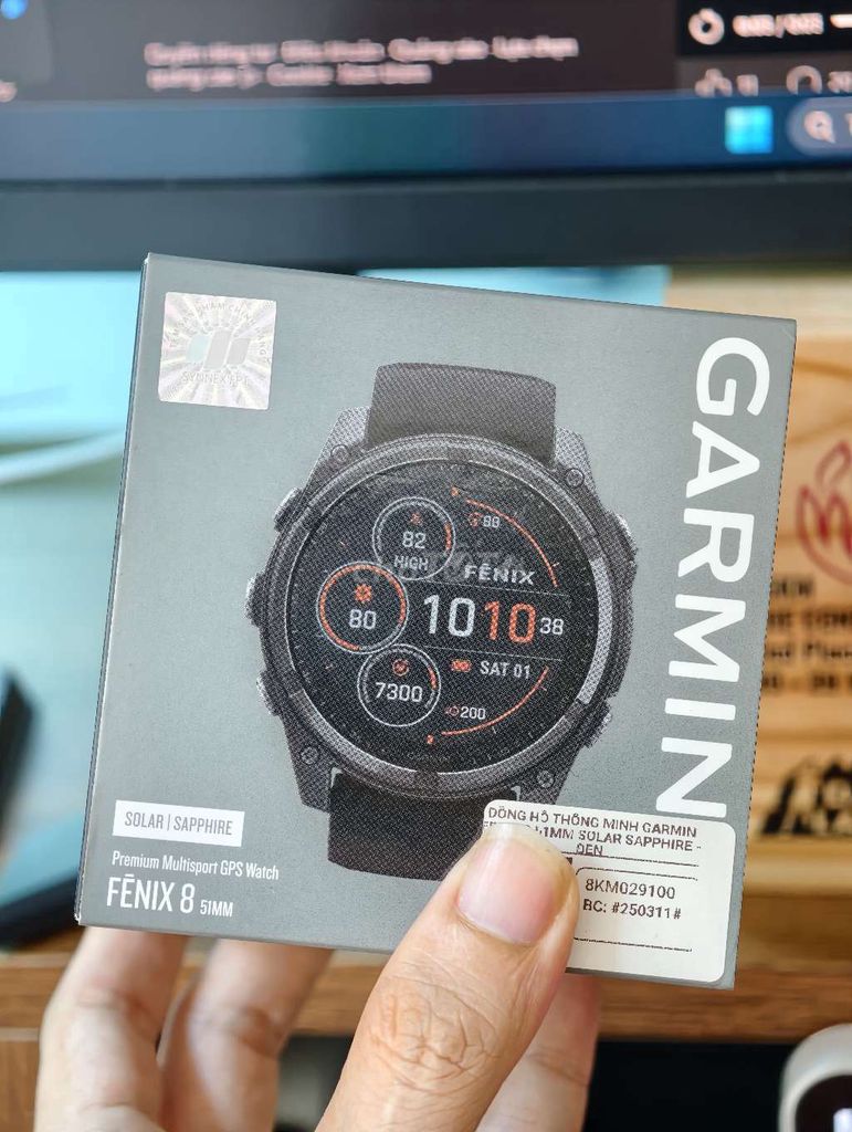 Garmin Fenix 8 51mm Sapphire Solar Đen. Mua bán Thiết bị đeo thông minh tại Quận Tân Bình Tp Hồ Chí Minh được đăng bởi Niên Hoàng hình 1