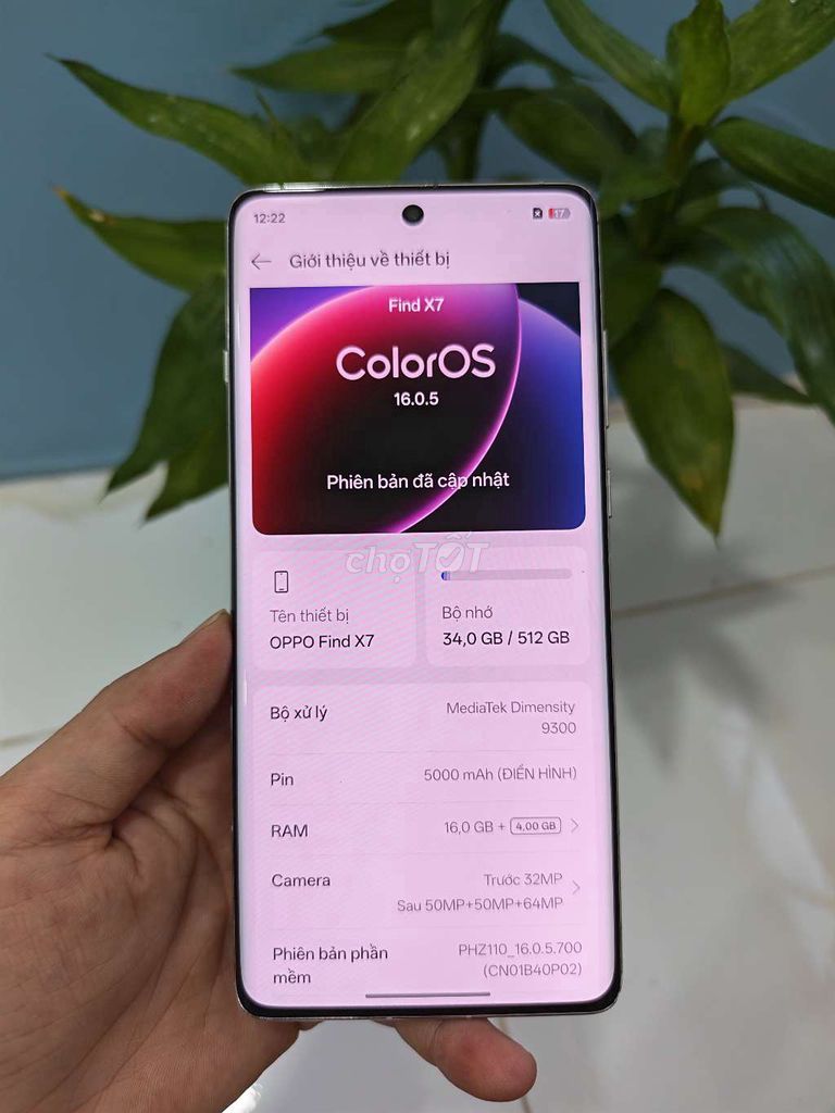 OPPO Find X7 16/512GB Pin 90. Mua bán Điện thoại tại Quận Gò Vấp Tp Hồ Chí Minh được đăng bởi Tuyết hình 1