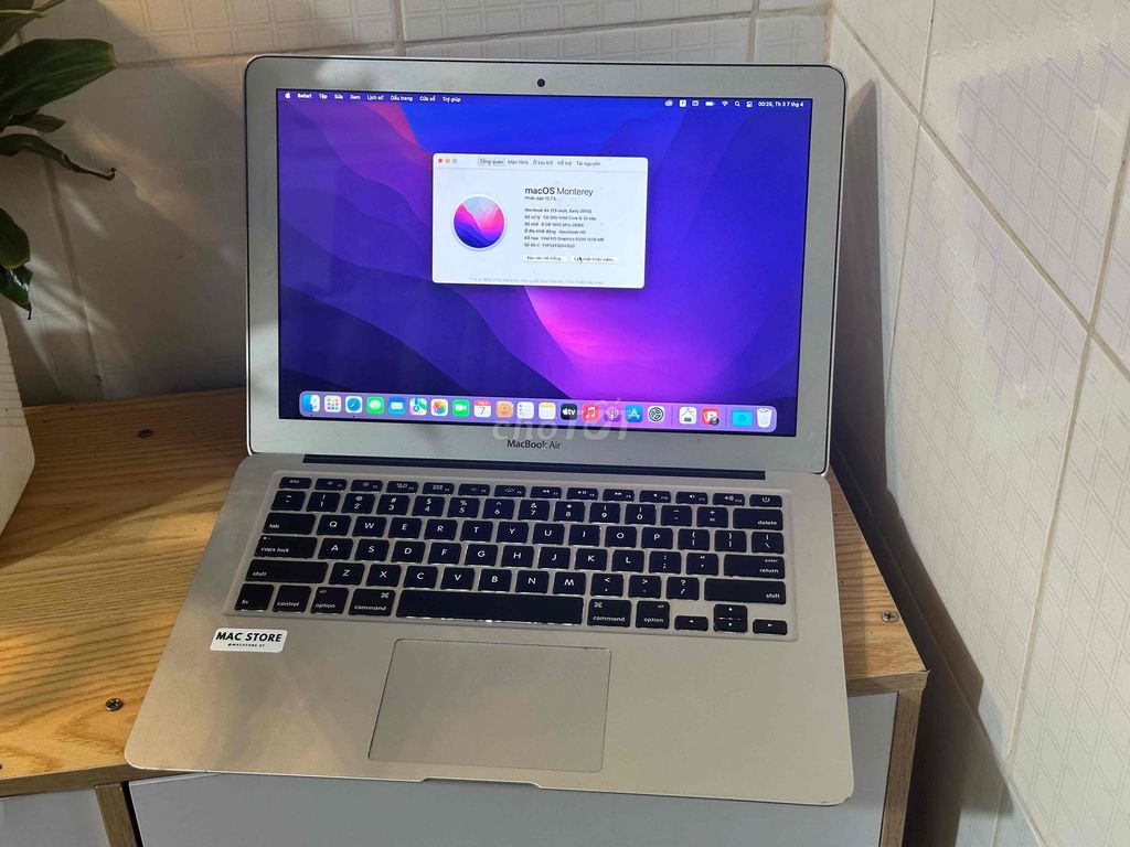 Apple MacBook Air 2015 - 13 inch i5 8GB/128GB. Mua bán Laptop tại Huyện Giồng Trôm Bến Tre được đăng bởi Macbook xách tay giá rẻ hình 1