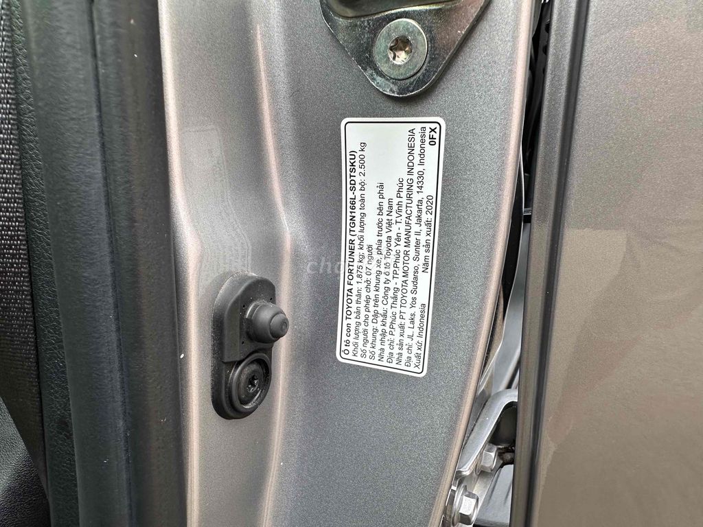 Fortuner xăng nhập khẩu Indo 1chủ bảo dưỡng Toyota. Mua bán Ô tô tại Huyện Hóc Môn Tp Hồ Chí Minh được đăng bởi Hiền Nguyễn hình 10