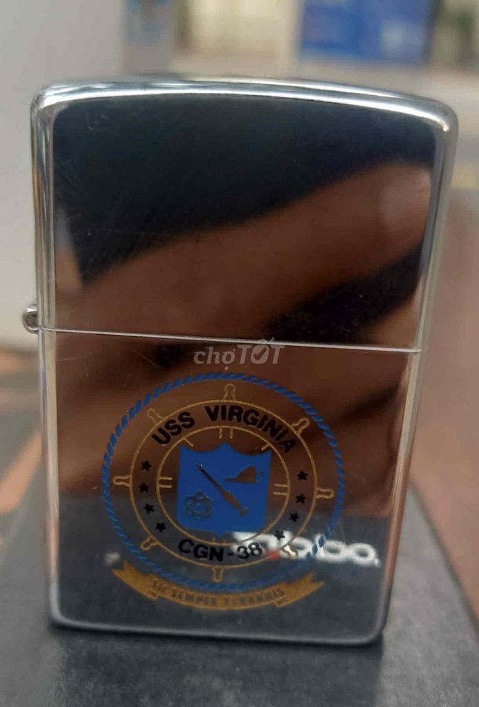 Zippo 1983 USS Virginia CGN-38 Mới nguyên hộp. Mua bán Đồ sưu tầm, đồ cổ tại Quận 1 Tp Hồ Chí Minh được đăng bởi thanh lý zippo cao cấp thuận mua vừa bán  hình 1