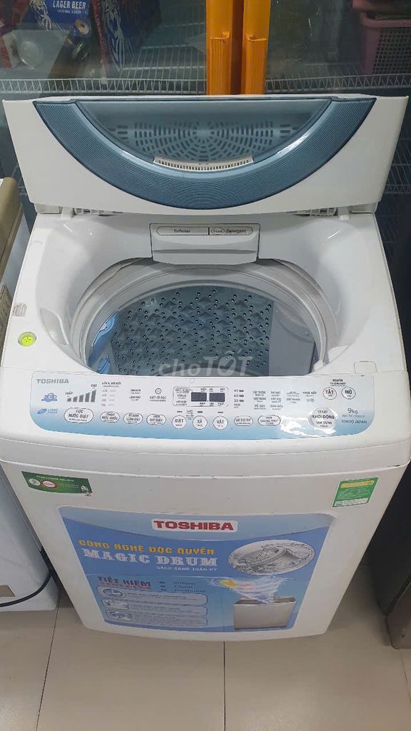 máy giặt toshiba 9kg inveter đẹp bảo hành 6 tháng