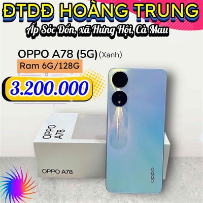 ĐIỆN THOẠI OPPO A78 5G. Mua bán Điện thoại tại Huyện Vĩnh Lợi Bạc Liêu được đăng bởi ĐIỆN THOẠI HOÀNG TRUNG
