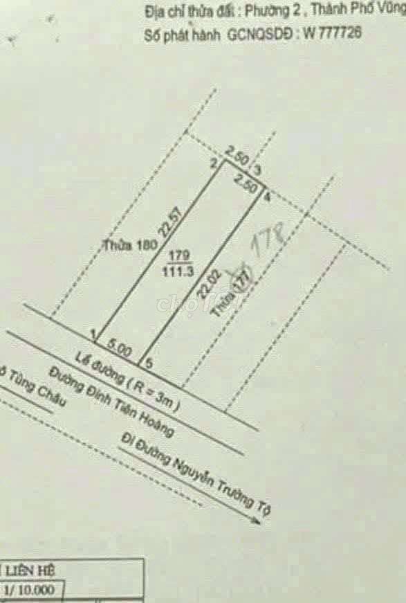Cần bán 02 lô đất mặt tiền đường Đinh Tiên Hoàng. Mua bán đất tại Thành phố Vũng Tàu Bà Rịa - Vũng Tàu được đăng bởi Kim Oanhh hình 3