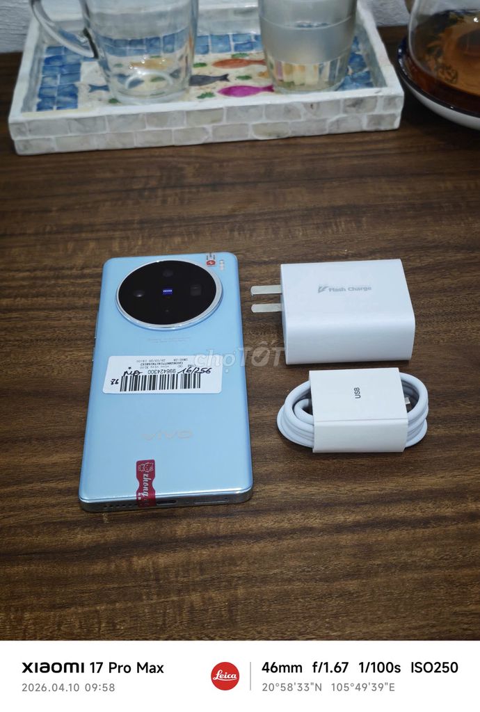 Vivo X100 5G 16/256 xanh sạc 80w flash có ship COD. Mua bán Điện thoại tại Quận Hoàng Mai Hà Nội được đăng bởi Trần Ngọc Hiếu hình 1