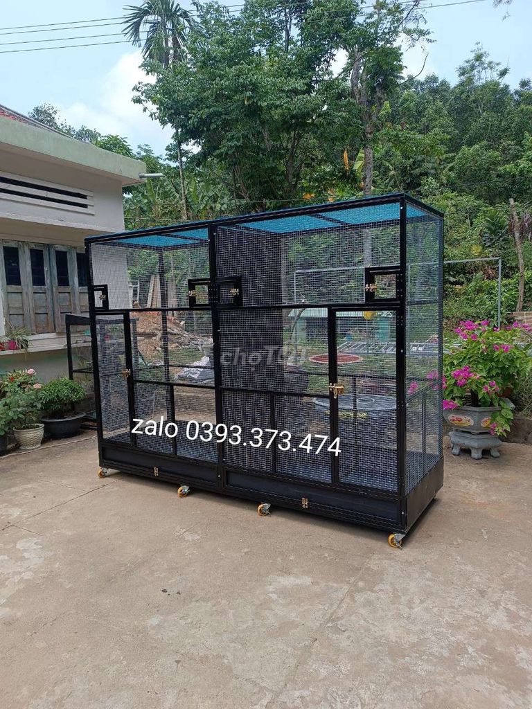Lồng chim kim loại đen Mới. Mua bán Phụ kiện, Thức ăn, Dịch vụ tại Huyện Trảng Bom Đồng Nai được đăng bởi Nguyễn Hải Đăng hình 1