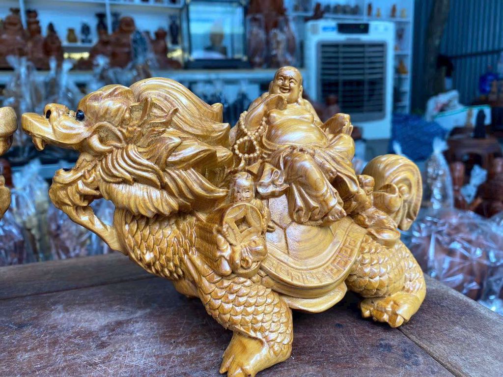 Tượng phong thủy Gỗ quý 24x12x14cm. Mua bán Đồ sưu tầm, đồ cổ tại Thành phố Bến Tre Bến Tre được đăng bởi KHO ĐIỆN MÁY XANH TOÀN QUỐC hình 1