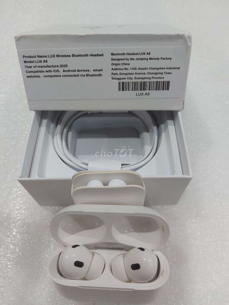 Tai nghe Bluetooth airprods Trắng. Mua bán Tivi, Âm thanh tại Huyện Chương Mỹ Hà Nội được đăng bởi Đại Lý Hà My hình 1