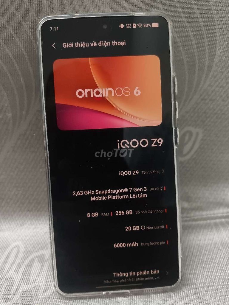 iQOO Z9 8GB/256GB. Mua bán Điện thoại tại Quận Hải Châu Đà Nẵng được đăng bởi Trung Nguyễn Thành hình 1