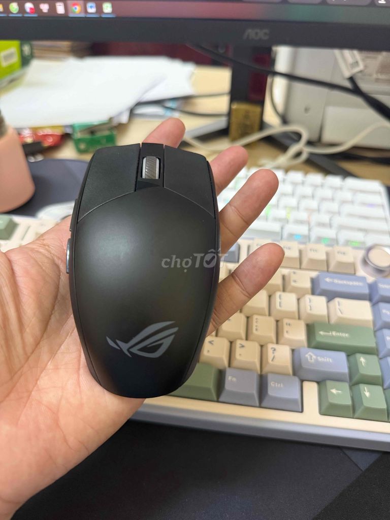 Chuột Asus Rog Strix Impact III Đen. Mua bán Phụ kiện (Màn hình, Chuột...) tại Quận Hoàng Mai Hà Nội được đăng bởi minh binh hình 1
