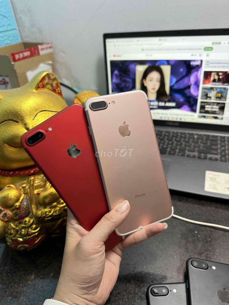 Apple iPhone 7 Plus Đỏ, Vàng hồng, Đen Đã sử dụng. Mua bán Điện thoại tại Thành phố Buôn Ma Thuột Đắk Lắk được đăng bởi Linh Anh hình 1