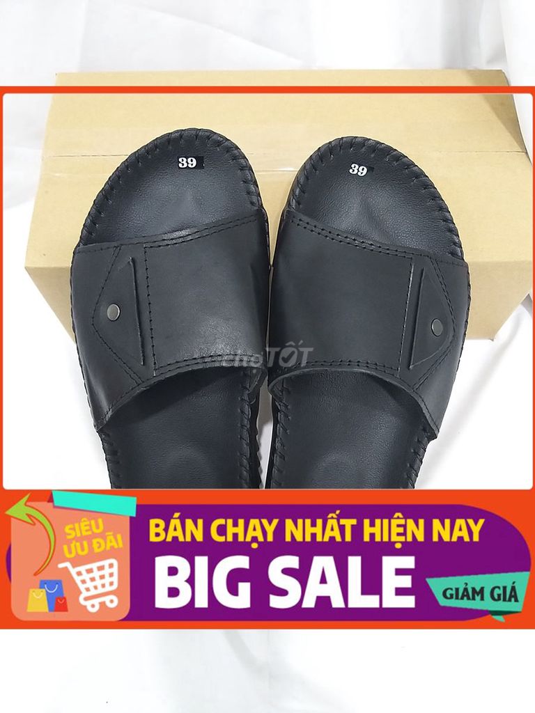 ngày 18.9-Dép da quai tai bèo mới size 38 đến 43