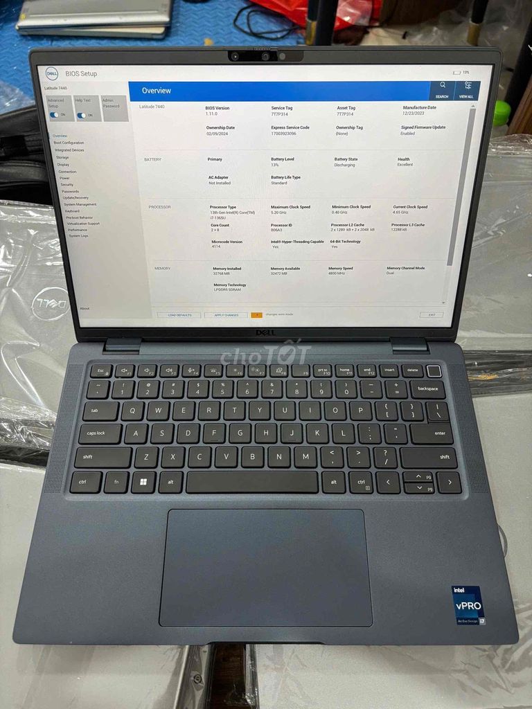 Dell Latitude 7440 i7 Gen 13 14 inch 32GB/512GB. Mua bán Laptop tại Thành phố Nam Định Nam Định được đăng bởi Trung hình 1
