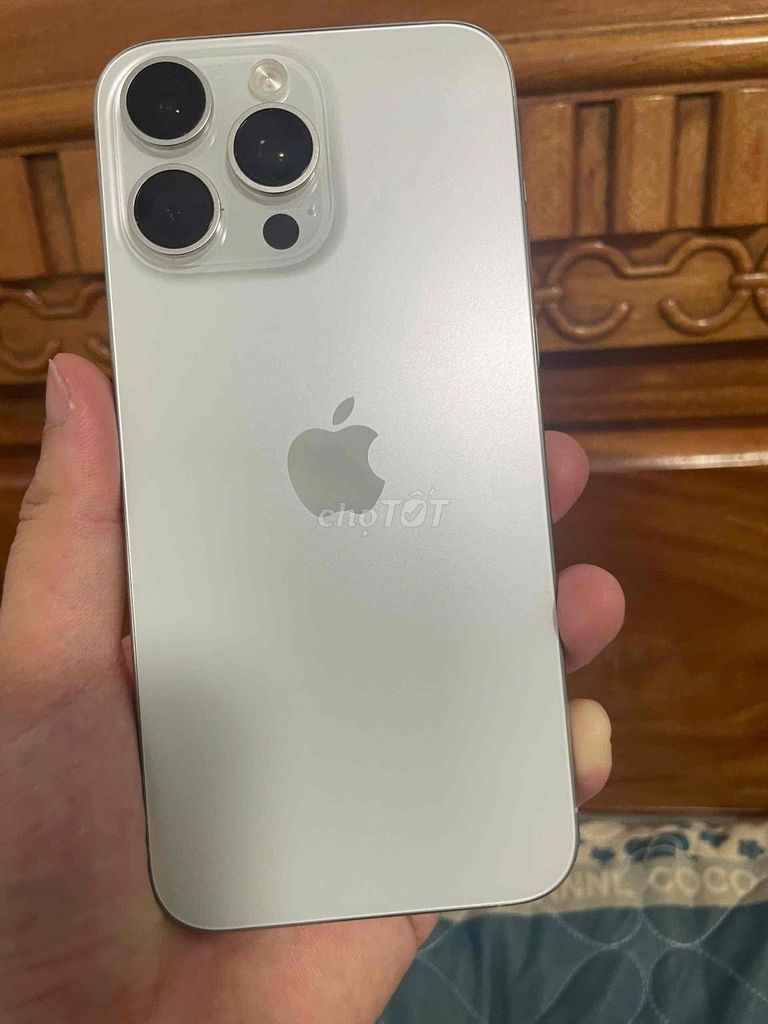 Apple iPhone 15 Pro Max 256GB Trắng. Mua bán Điện thoại tại Quận Kiến An Hải Phòng được đăng bởi K A hình 1