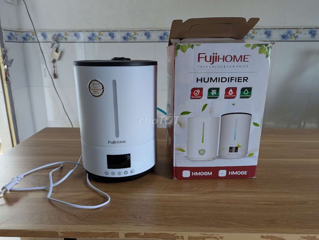Máy phun sương FujiHOME HM06E Trắng. Mua bán Nội thất, đồ gia dụng khác tại Thành phố Vĩnh Long Vĩnh Long được đăng bởi QUIS hình 1