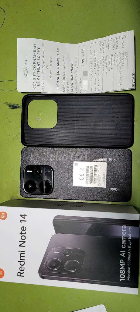 Xiaomi Redmi Note 14 128GB Đen. Mua bán Điện thoại tại Thành phố Dĩ An Bình Dương được đăng bởi Chí Công hình 1