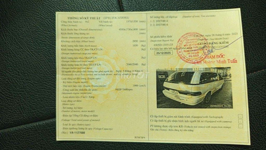 Toyota previa 1.9 số tự động 6 chỗ máy lạnh teo. Mua bán Ô tô tại Quận 12 Tp Hồ Chí Minh được đăng bởi nguyễn thanh hình 15
