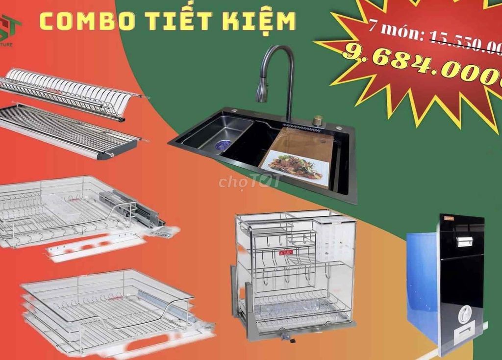 Phụ kiện cho căn bếp tiện nghi giá rẻ