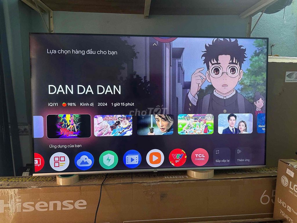 Google Tivi QLED TCL 55inch 4K giọng nói, mẫu 2022. Mua bán Tivi, Âm thanh tại Quận Gò Vấp Tp Hồ Chí Minh được đăng bởi Tivi Store hình 1