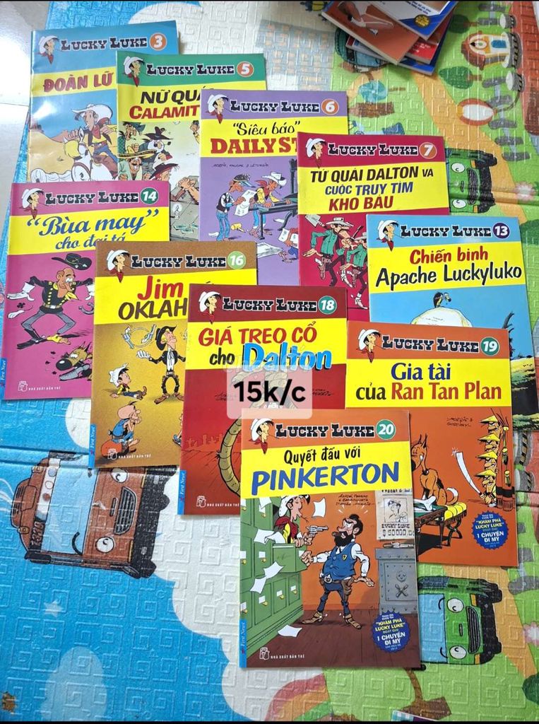 Truyện tranh Lucky Luke. Mua bán Sách tại Thành phố Nam Định Nam Định được đăng bởi Lan Chi sách cũ hình 1