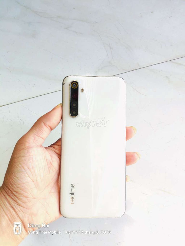 Realme 6 4GB 128GB Trắng. Mua bán Điện thoại tại Quận Bình Tân Tp Hồ Chí Minh được đăng bởi Công Thái hình 1