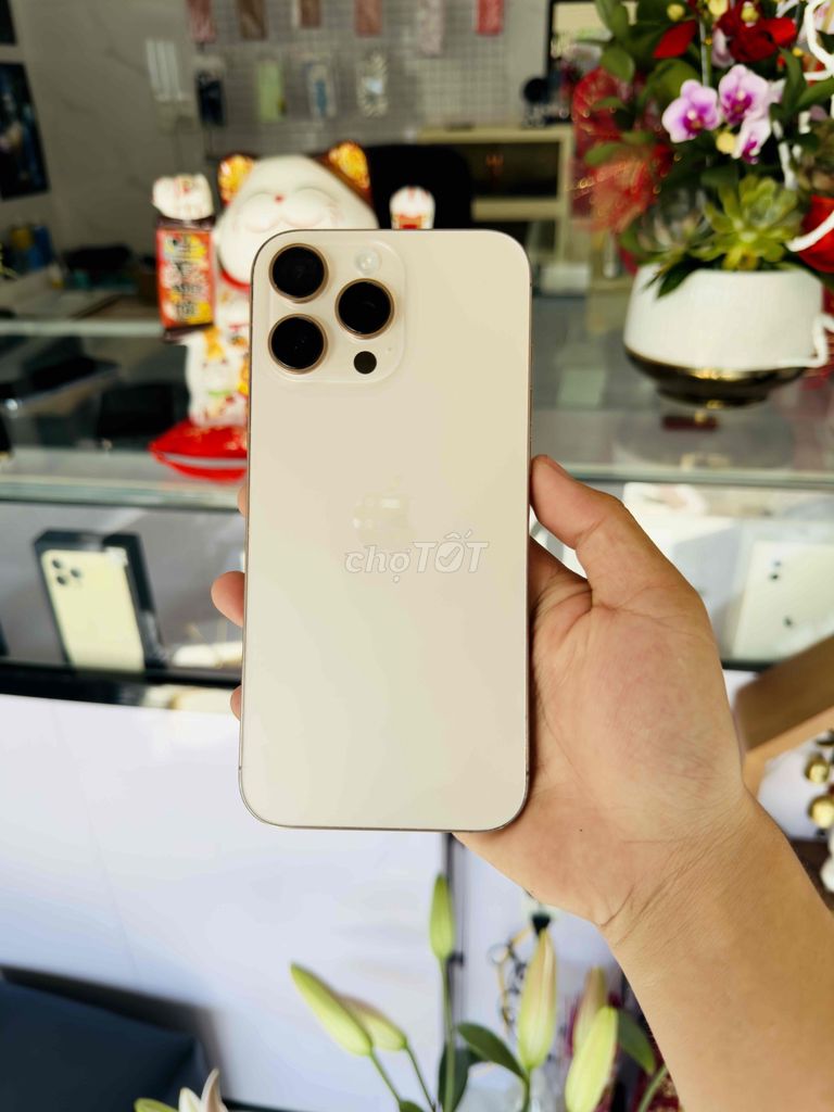 iPhone 16Pro Max 256GB Vàng. Mua bán Điện thoại tại Thị xã Phú Mỹ Bà Rịa - Vũng Tàu được đăng bởi Bi Táo hình 1