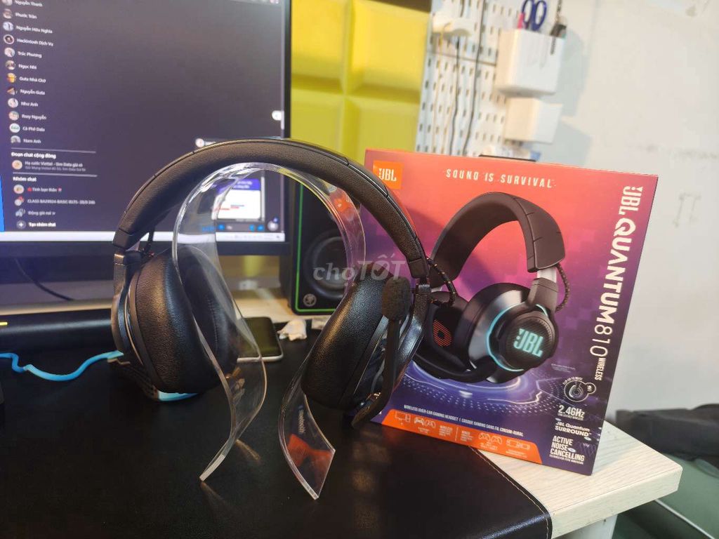 tai nghe JBL Quantum 810 Wireless ( like new). Mua bán Tivi, Âm thanh tại Thành phố Thủ Đức Tp Hồ Chí Minh được đăng bởi Kuro Chan hình 5