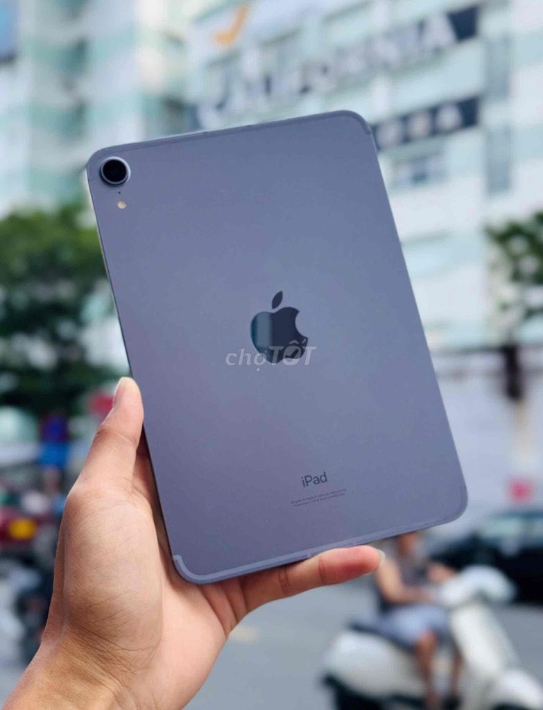 IPAD MINI 6 TÍM 256G 5G LIKENEW KENG + TẶNG SẠC