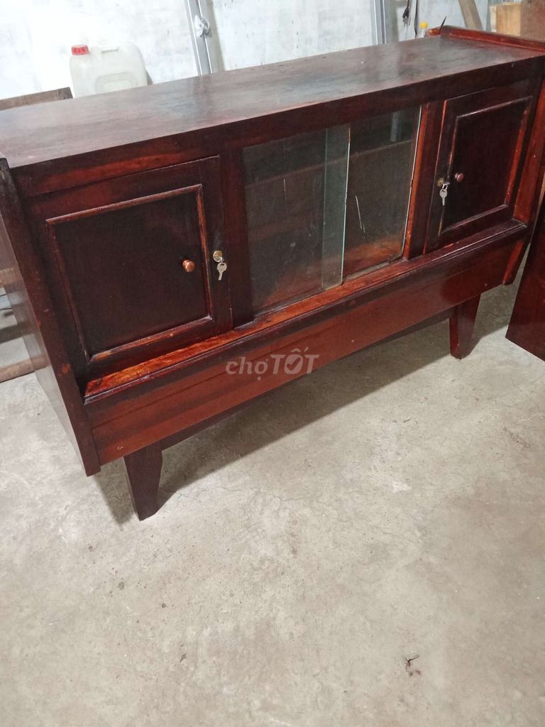 Tủ gỗ thao lao 1m40x40cmx94cm. Mua bán Tủ, kệ gia đình tại Thành phố Bến Tre Bến Tre được đăng bởi Mr Sơn  hình 1