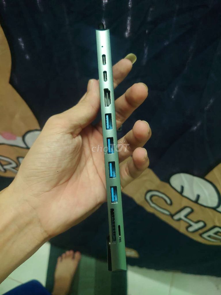 Hub USB 10 trong 1 Bạc. Mua bán Phụ kiện (Màn hình, Chuột...) tại Thị xã Điện Bàn Quảng Nam được đăng bởi Huy duong hình 1