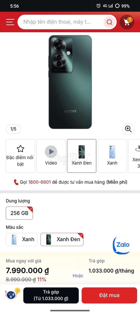 Oppo Reno 11F Ram 8/256