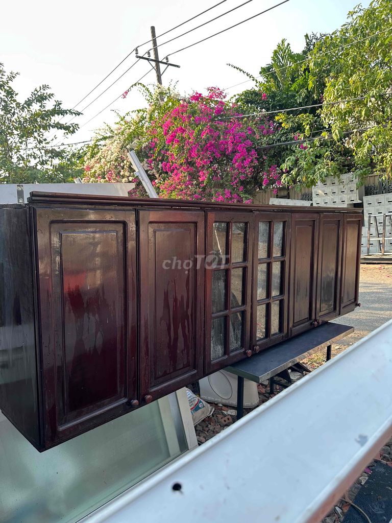 tủ bếp treo tường 2m7 gỗ xịn gần 100kg. Mua bán Tủ, kệ gia đình tại Quận 7 Tp Hồ Chí Minh được đăng bởi Quang hình 1
