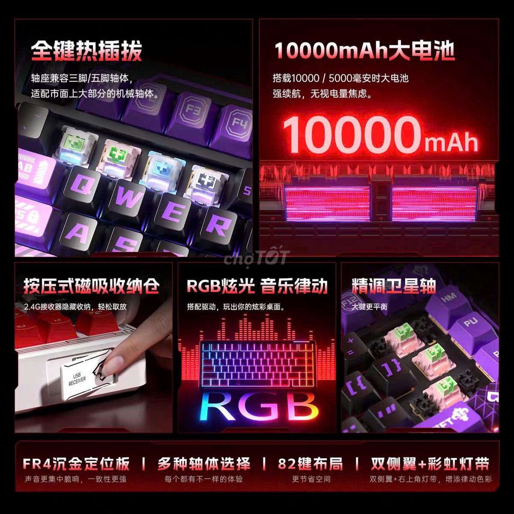 Bàn Phím Cơ LingBao K75 wibu. Mua bán Phụ kiện (Màn hình, Chuột...) tại Huyện Trần Đề Sóc Trăng được đăng bởi Pái hình 1