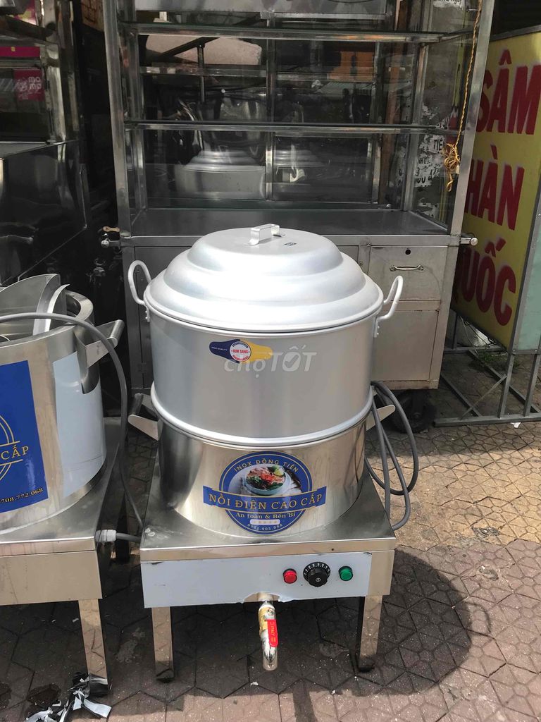 nồi hấp inox 304 đ kính 50