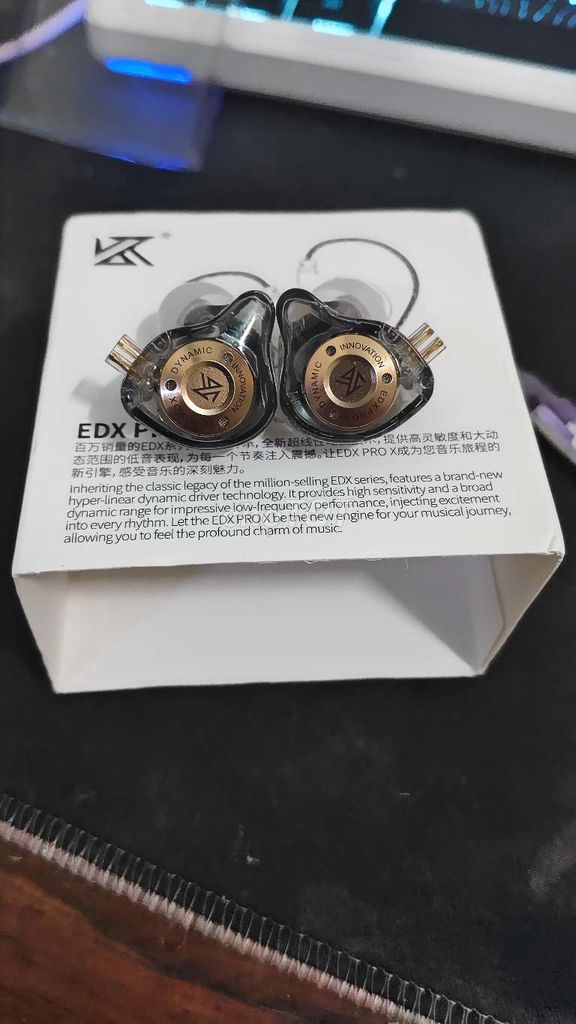Tai nghe KZ EDX PRO X Đen, Bạc không mic. Mua bán Tivi, Âm thanh tại Huyện Xuân Lộc Đồng Nai được đăng bởi dn22 hình 1