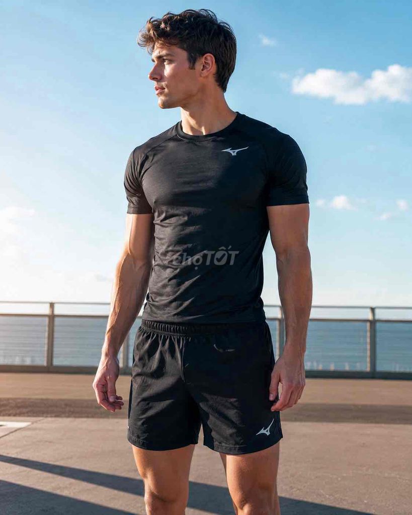 Quần thể thao MIZUNO Nam Vải co giãn Đen M. Mua bán Quần áo tại Huyện Hàm Tân Bình Thuận được đăng bởi 2hand LCT hình 1