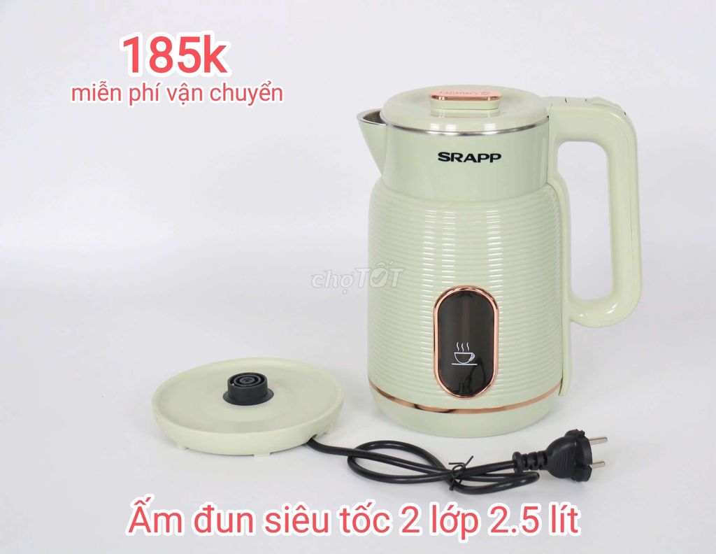 Ấm đun siêu tốc 2 lớp