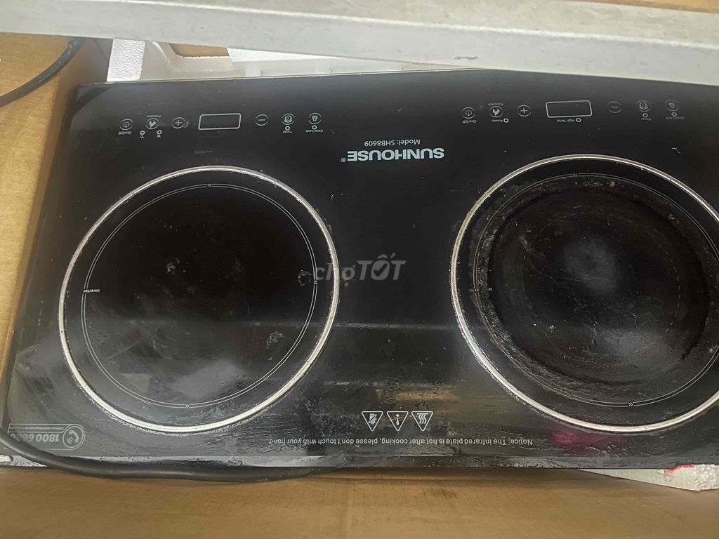 Bếp từ hồng ngoại Sunhouse SHB8609 Đen. Mua bán Bếp, lò, đồ điện nhà bếp tại Quận Bình Tân Tp Hồ Chí Minh được đăng bởi HƯƠNG LY hình 1