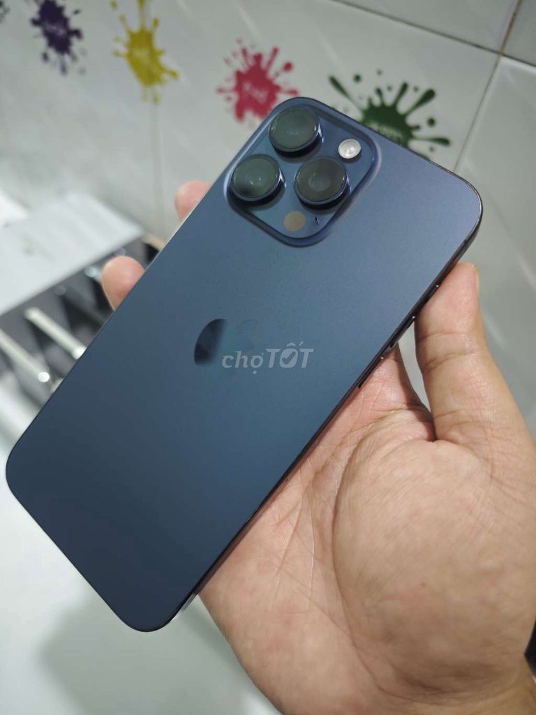 Apple iPhone 15 Pro Max 256GB Xanh. Mua bán Điện thoại tại Huyện Bình Chánh Tp Hồ Chí Minh được đăng bởi Lâm mobiphone hình 1