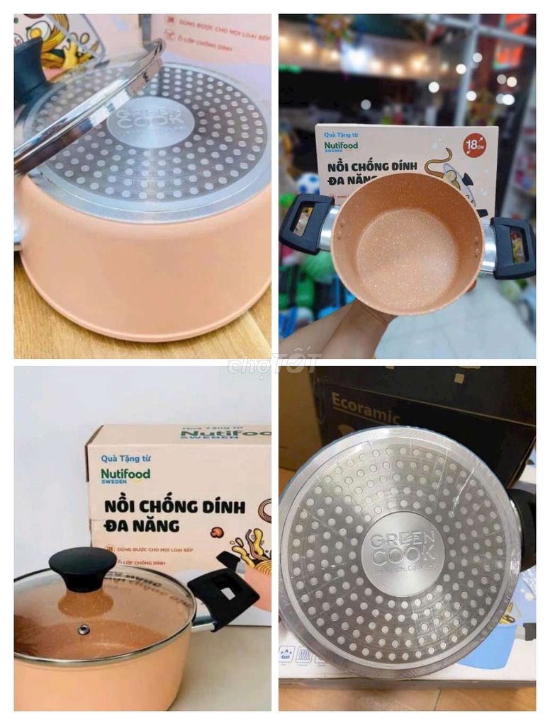 Nồi 18cm greencook 270k