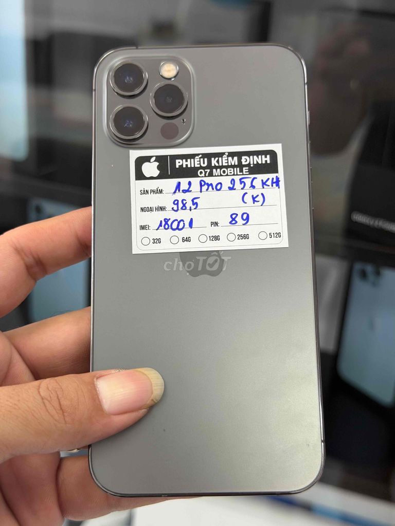 Apple iPhone 12 Pro 256GB Đen. Mua bán Điện thoại tại Quận 7 Tp Hồ Chí Minh được đăng bởi Nguyễn Đặng Kỳ hình 1
