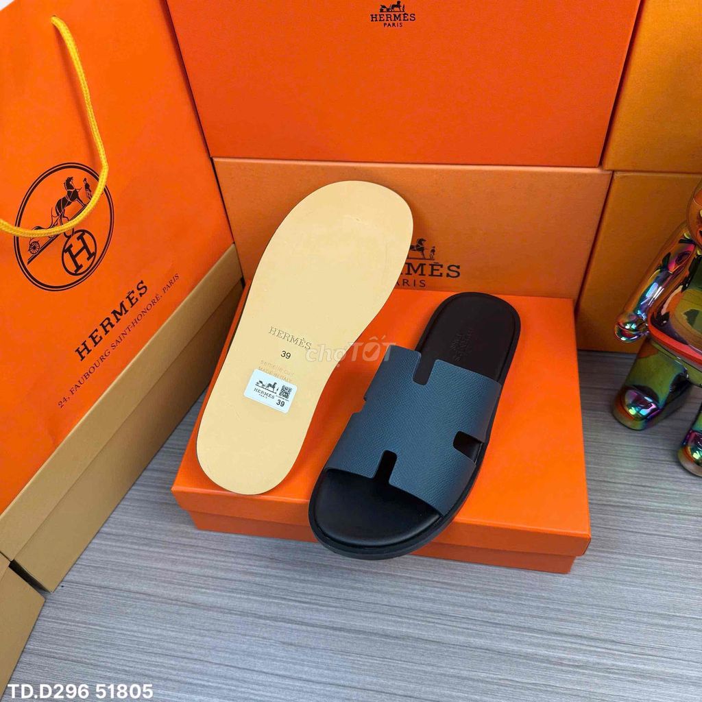 Dép Hermes Nam Da bò size 38-42. Mua bán Giày dép tại Huyện Đông Anh Hà Nội được đăng bởi shop linh tinh hình 1