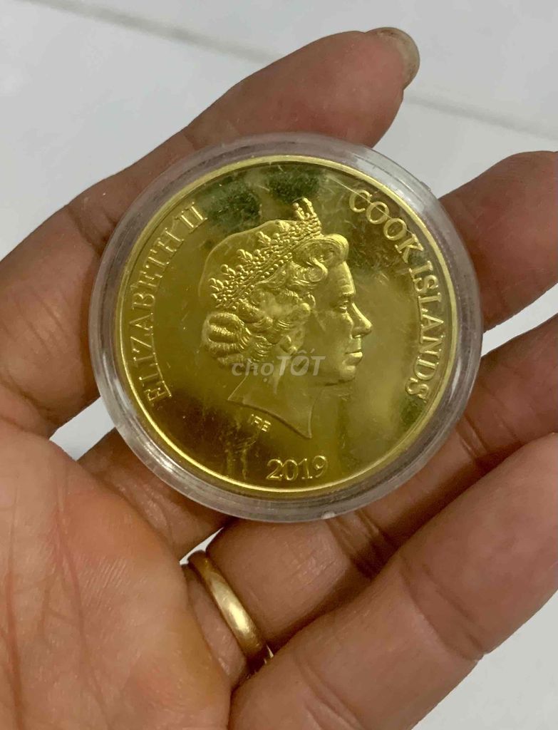 Đồng tiền lưu niệm Kim loại Vàng 2019. Mua bán Đồ sưu tầm, đồ cổ tại Thành phố Long Xuyên An Giang được đăng bởi Mỹ Thới hình 1