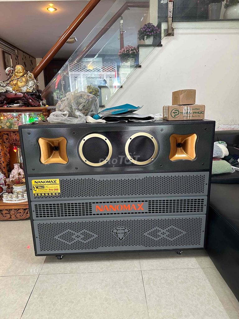 Loa kéo Nanomax Pro-300 Đen. Mua bán Tivi, Âm thanh tại Quận Hải Châu Đà Nẵng được đăng bởi Pod hình 1