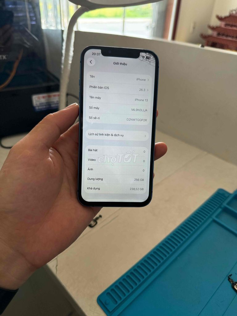 Apple iPhone 13 256GB Xanh Đã thay màn hình. Mua bán Điện thoại tại Huyện Thuỷ Nguyên Hải Phòng được đăng bởi Hùng Nguyễn THP store hình 1