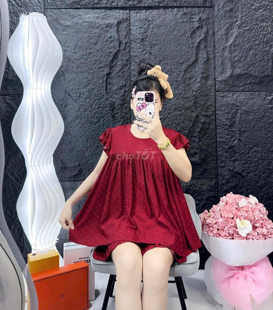 Đồ bộ nữ Tole Đỏ. Mua bán Quần áo tại Huyện Bình Chánh Tp Hồ Chí Minh được đăng bởi Quynh hình 1