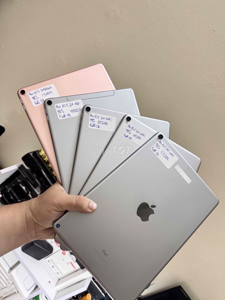 iPad Pro 10.5 zin nguyên bản đủ dung lượng. Mua bán Máy tính bảng tại Quận Tân Bình Tp Hồ Chí Minh được đăng bởi TÁO BI STORE CHUYÊN IPAD ZIN CHẤT hình 1